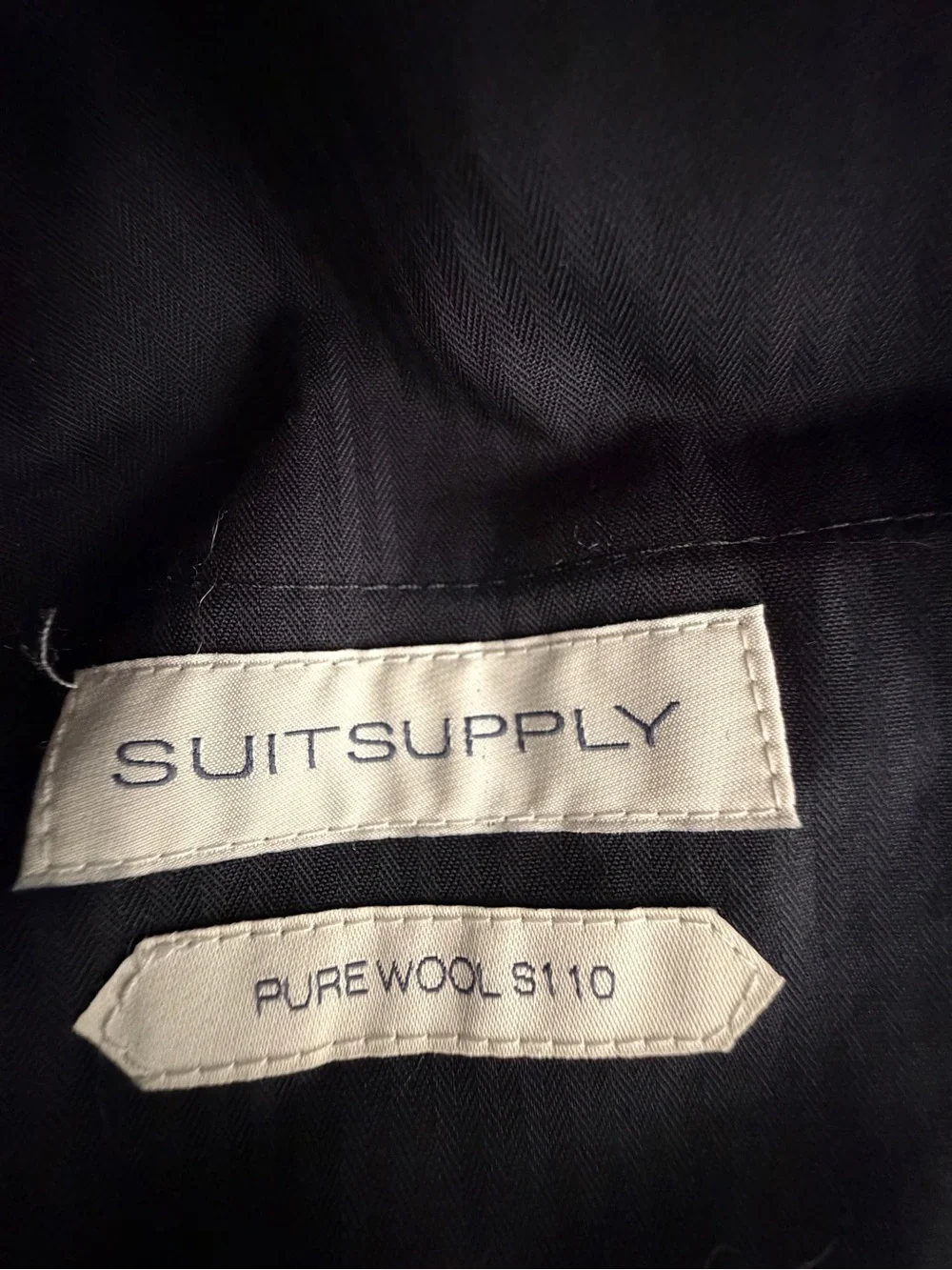 Men’s Suit Supply Black Wool Slim Dress Pants Size 26 Italian Fabric (A746)